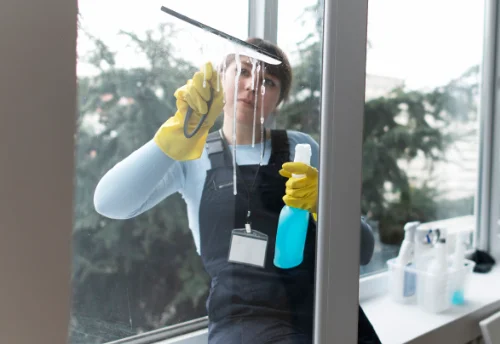 Nettoyage de vitres intérieures et extérieures à Saint-Ouen-du-Tilleul